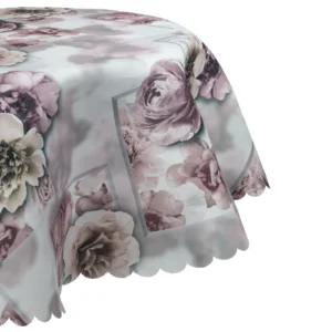 Okrągły obrus plamoodporny śr. 150 cm Piwonie koło