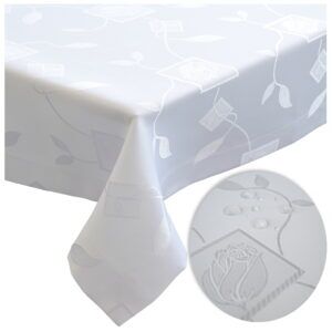 Obrus plamoodporny biały 140x240 na specjalne okazje