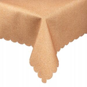 Obrus plamoodporny 140x350 cm Ceglany Wodoodporny Obrusy na stół do salonu
