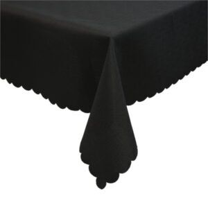 Obrus na stół. Obrus plamoodporny czarny. Obrus na wymiar